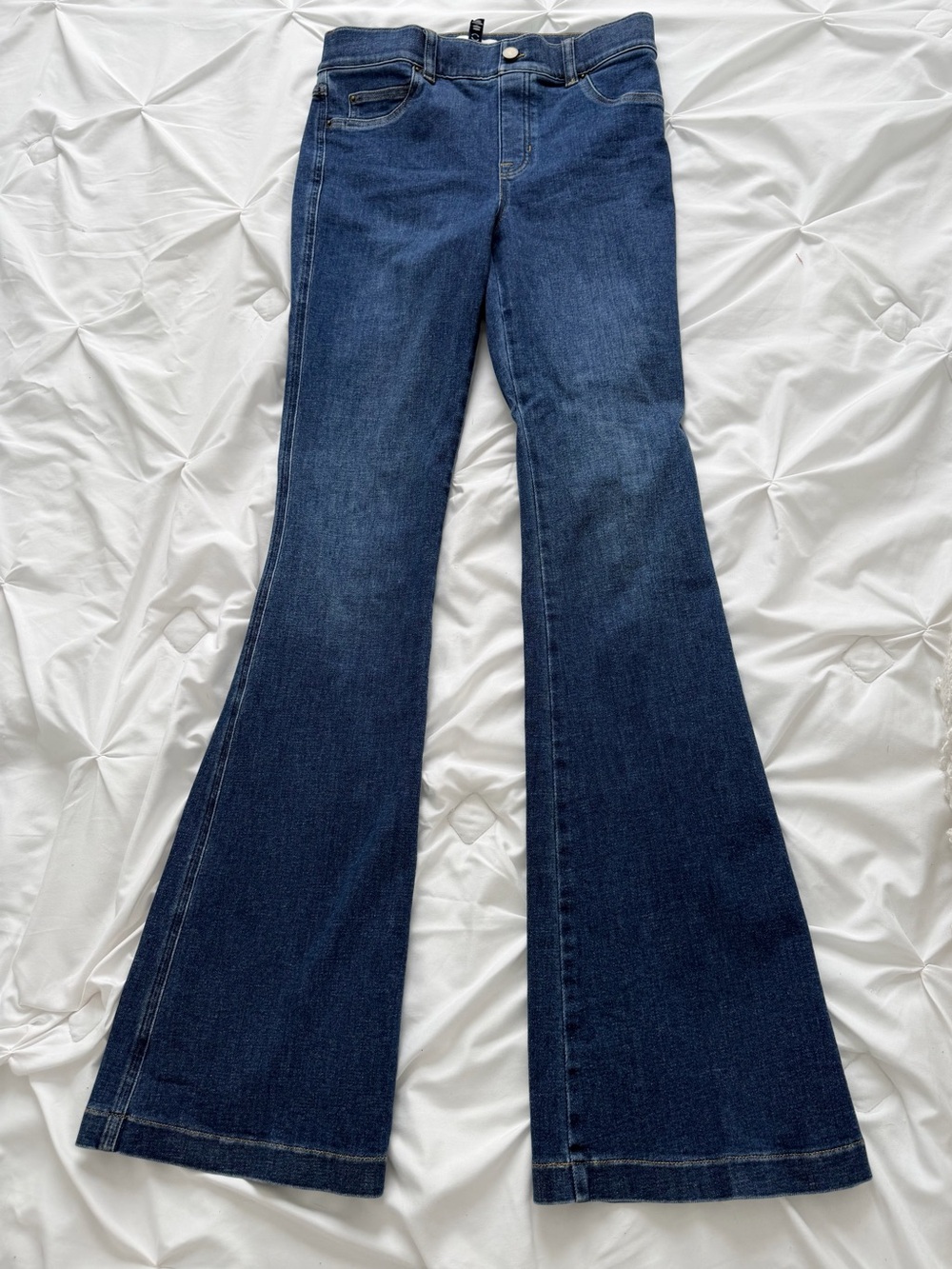 SPANXshape Original EveryWear Flare Jeans | Authentic Blue - Size Small